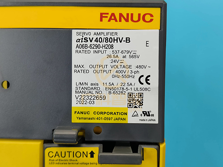 FANUC放大模塊A06B-6290-H208 αisv 40/80HV-B